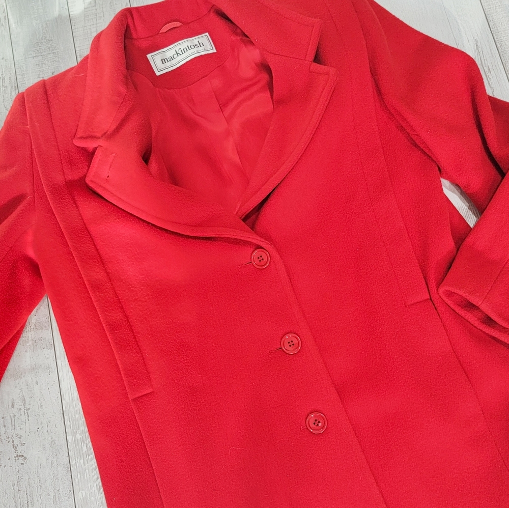 Wool Coat Red size 10 by Mackintosh